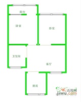 创新滨江广场2室2厅1卫103㎡户型图