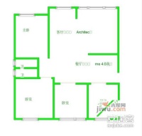 创新滨江广场3室2厅2卫户型图