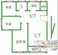 圣荷西园区3室2厅1卫133㎡户型图