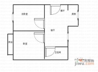 风和日丽2室2厅1卫96㎡户型图