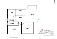 银城东苑紫荆园3室2厅2卫124㎡户型图