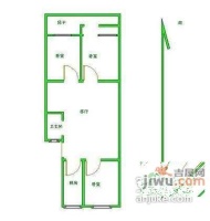 虎踞路小区3室1厅1卫户型图
