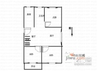 虎踞路小区3室2厅1卫户型图