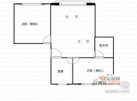 兰之堂2室2厅1卫97㎡户型图