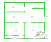 天景山公寓春秀苑2室2厅1卫户型图