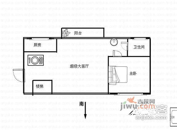 蓝筹谷4室2厅2卫154㎡户型图