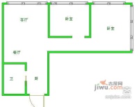 锦盈大厦2室2厅1卫94㎡户型图