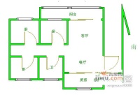 红山山庄3室2厅1卫120㎡户型图