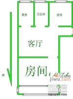 柏果树小区2室1厅1卫70㎡户型图