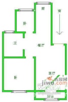 圣德山庄2室2厅1卫93㎡户型图