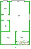 怡水嘉园2室2厅1卫101㎡户型图