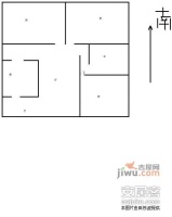 青山湾花园3室2厅1卫110㎡户型图