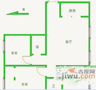 天成苑3室2厅2卫138㎡户型图