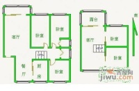 上海明珠花园3室2厅2卫145㎡户型图