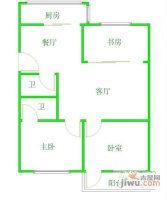 翠屏国际城金榕苑2室2厅1卫97㎡户型图