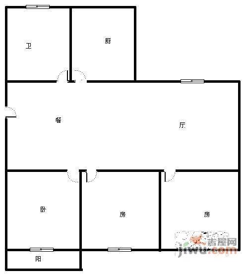 爱秦湾5室2厅2卫196㎡户型图