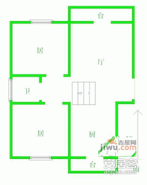 琵琶小区1室1厅1卫户型图