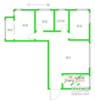 世纪之星3室2厅1卫107㎡户型图