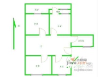 回龙桥小区3室1厅1卫75㎡户型图