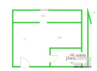 东福金座1室1厅1卫户型图