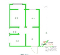 金陵新二村2室1厅1卫户型图