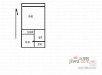 康福村1室1厅1卫户型图