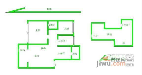 海花苑5室2厅3卫户型图