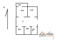 司背后9号院2室2厅1卫71㎡户型图