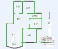 尚文西苑3室2厅1卫101㎡户型图