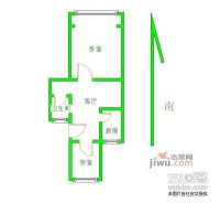 银龙花园2室1厅1卫72㎡户型图