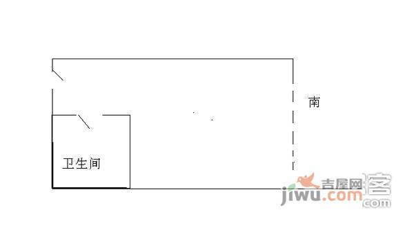 协众雅居2室1厅1卫户型图