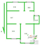 清河新寓一村3室1厅1卫户型图