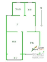 中兴新村2室1厅1卫71㎡户型图