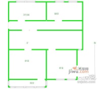 中兴新村2室2厅1卫78㎡户型图