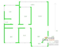 靖雅居3室2厅2卫135㎡户型图