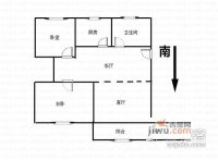 百子亭后小区3室1厅1卫户型图