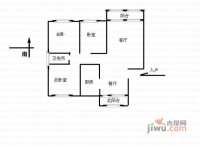 湖山尊邸3室2厅1卫127㎡户型图