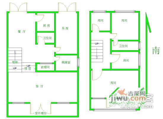 佳湖绿岛4室2厅3卫280㎡户型图