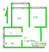 郭家山2室1厅1卫65㎡户型图