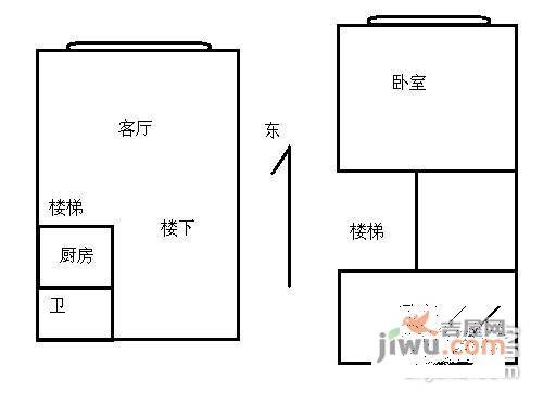 紫金·西区中央2室2厅2卫98㎡户型图