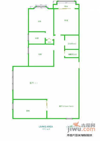 兴元嘉园3室2厅2卫173㎡户型图