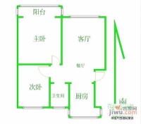 裕华新村2室2厅1卫90㎡户型图