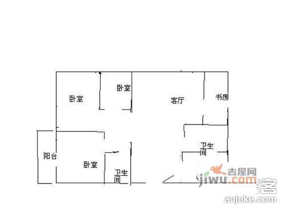 东城家园4室2厅2卫137㎡户型图