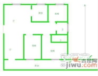 金发公寓3室1厅1卫100㎡户型图