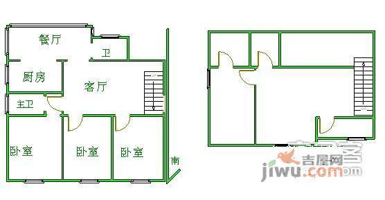 凤凰花园城4室2厅2卫165㎡户型图