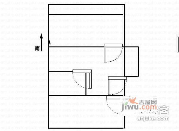 卫岗小区2室2厅1卫户型图