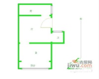 百合果园1室1厅1卫48㎡户型图