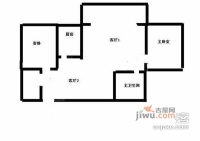 汉府雅苑2室2厅1卫106㎡户型图