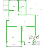 新光花园2室2厅1卫88㎡户型图