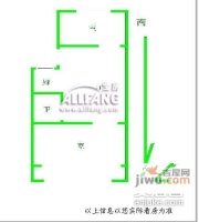 仁义里小区2室1厅1卫72㎡户型图